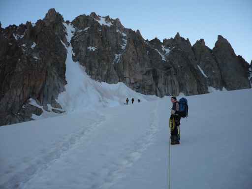 au pied du couloir de la Table 